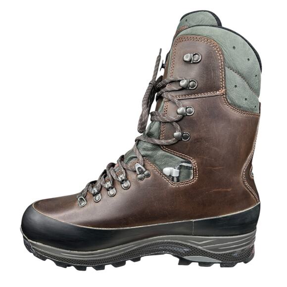 LOWA Men’s Tibet Evo GTX Hi Brown Leather Hiking Boots Size US 13 - Picture 2 of 10